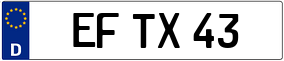 Truck License Plate